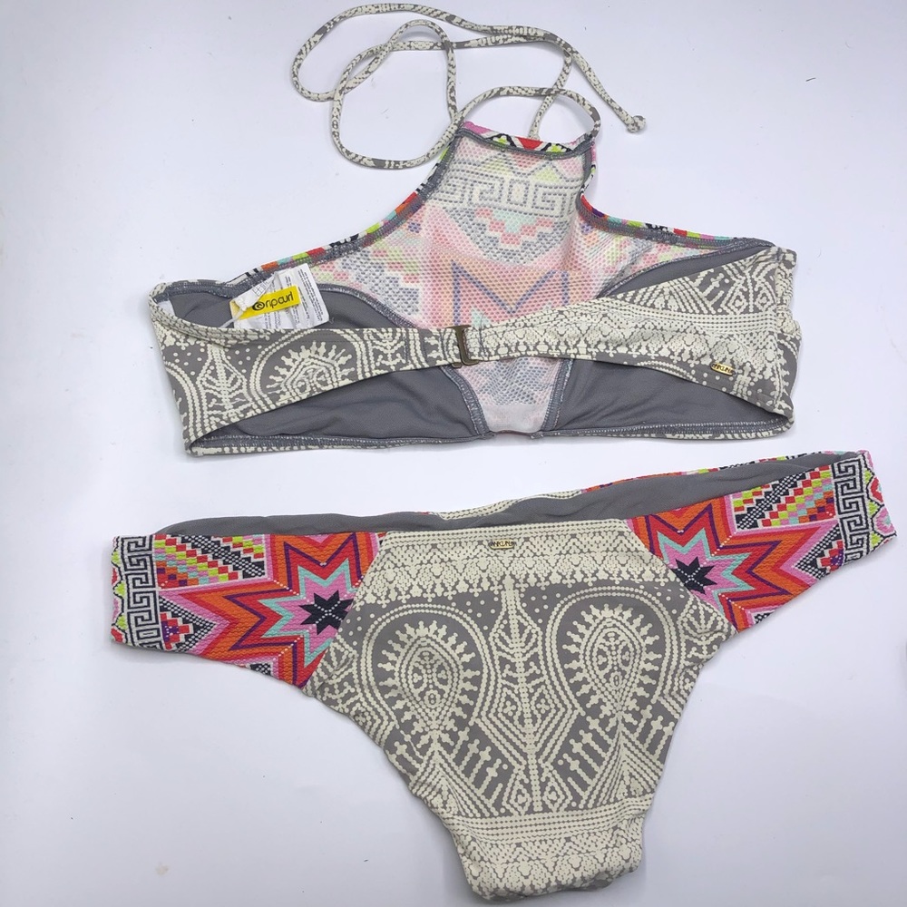 Nwot Rip Curl Printed Bikini Set Large Excellent C - image 3